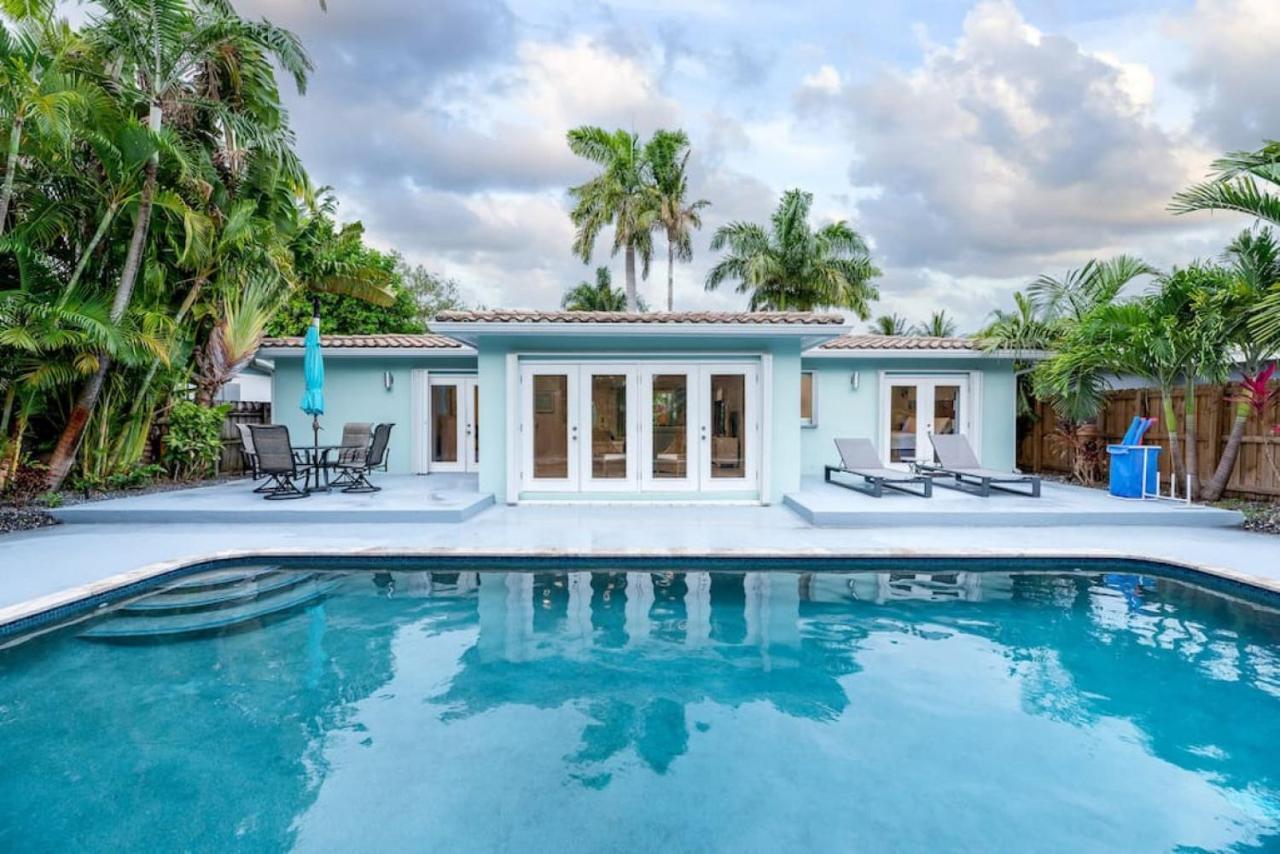 Luxurious Fort Lauderdale Pool Home Exterior foto